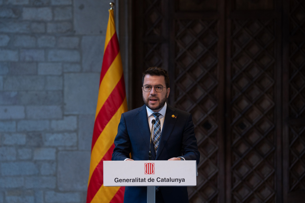 El president de la Generalitat, Pere Aragonès.