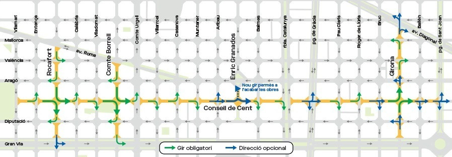 EuropaPress 4797163 mapa afectacions mobilitat carrers on construir supermassa eixample