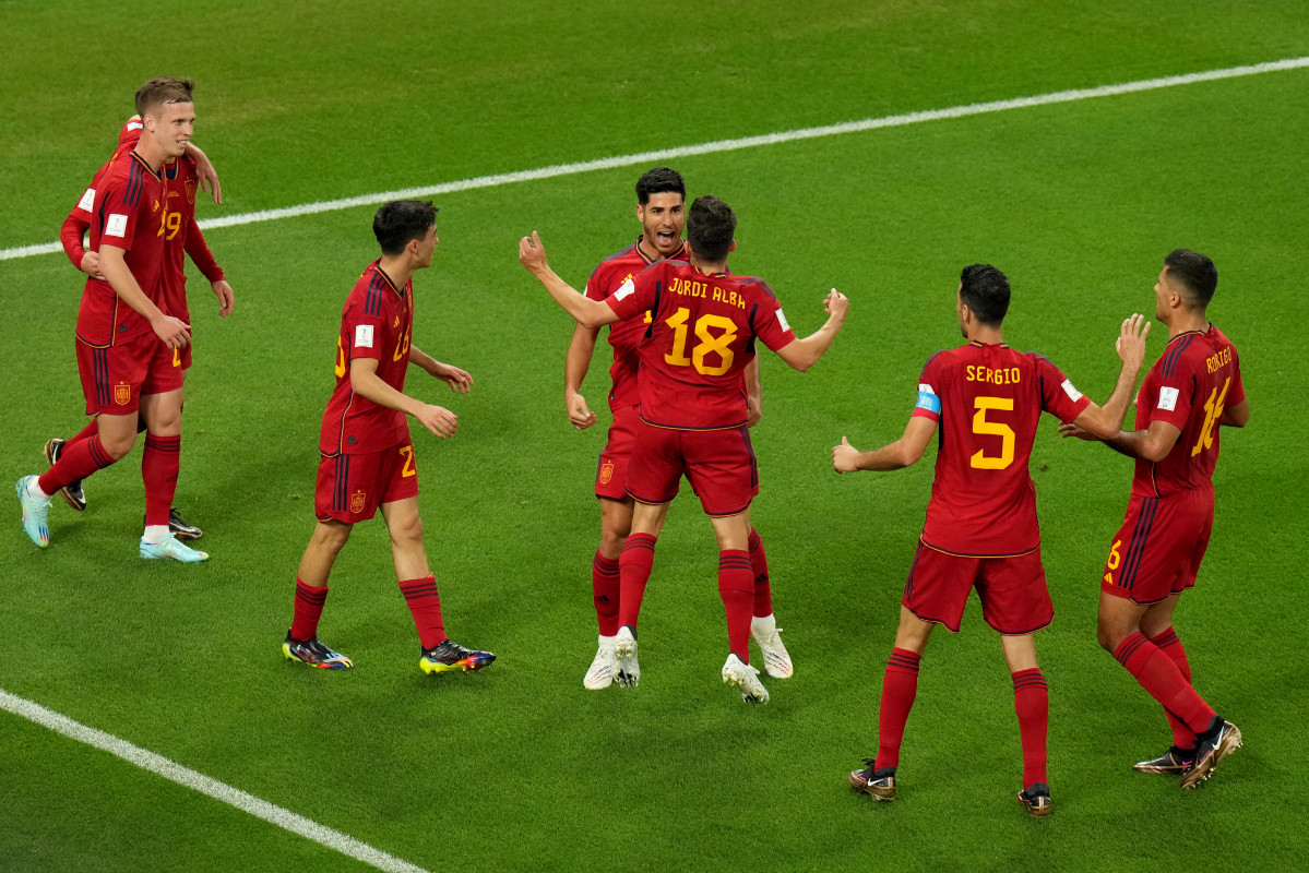 EuropaPress 4830375 23 novembre 2022 qatar doha spains marc assensio celebrats scoring his