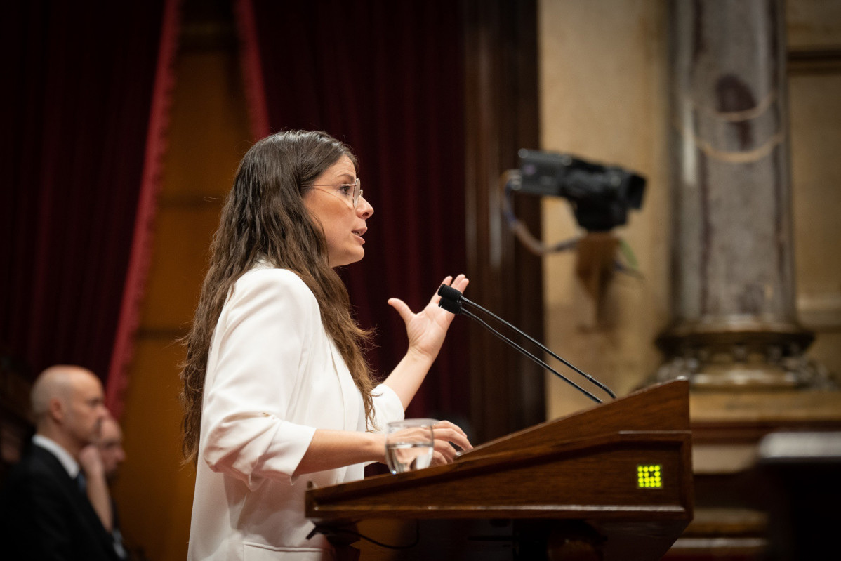 Arxiu - La portaveu de Junts al Parlament, Mònica Sales