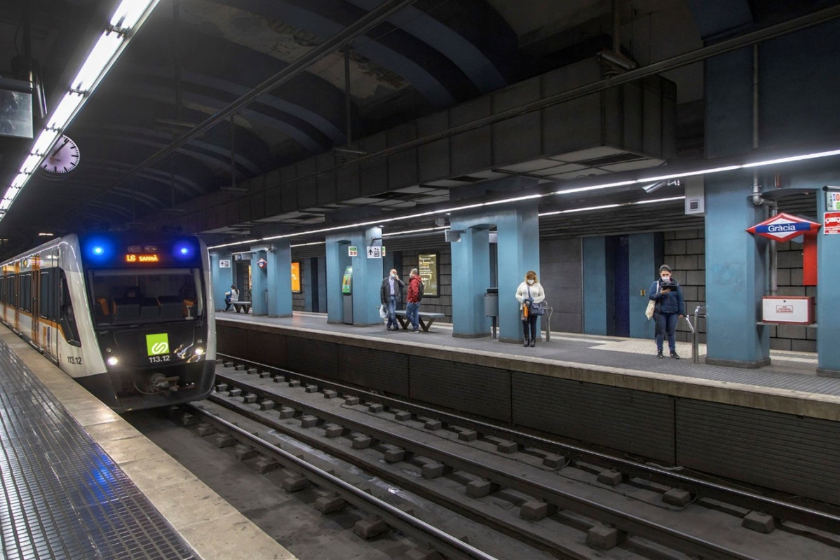 EuropaPress 4230486 estacion fgc gràcia barcelona