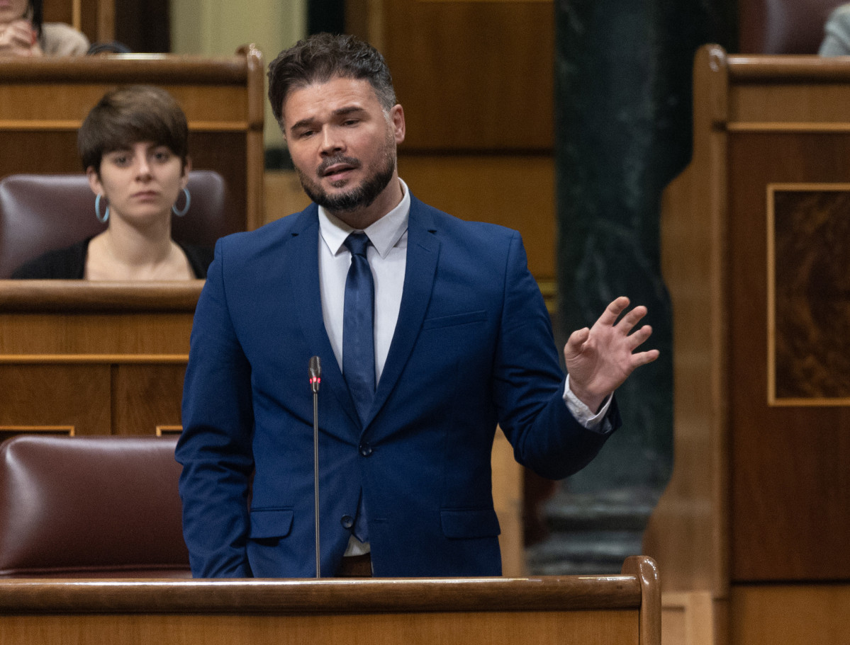 El portaveu d'ERC al Congrés, Gabriel Rufián