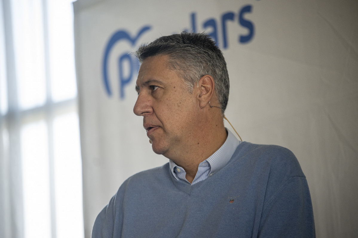 Arxiu - El president del PP Xavier García Albiol, durant la mesa 'Eleccions municipals 2023. Preparats' a l'ajuntament de Badalona, a 12 de novembre de 2022, a Badalona, Barcelona, Catalunya (Espanya).