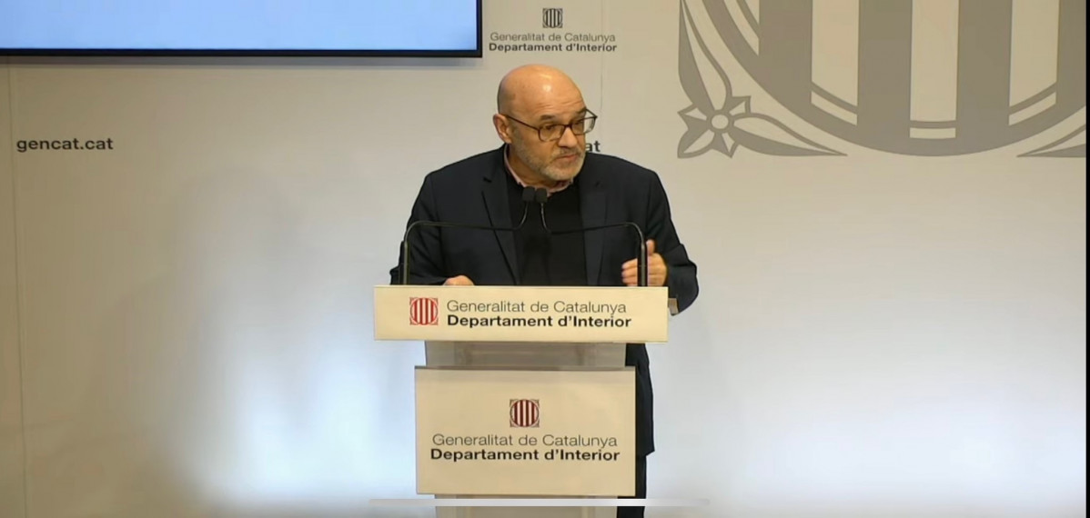 Arxiu - El director del Servei Català de Trànsit (SCT), Ramon Lamiel, durant la roda de premsa