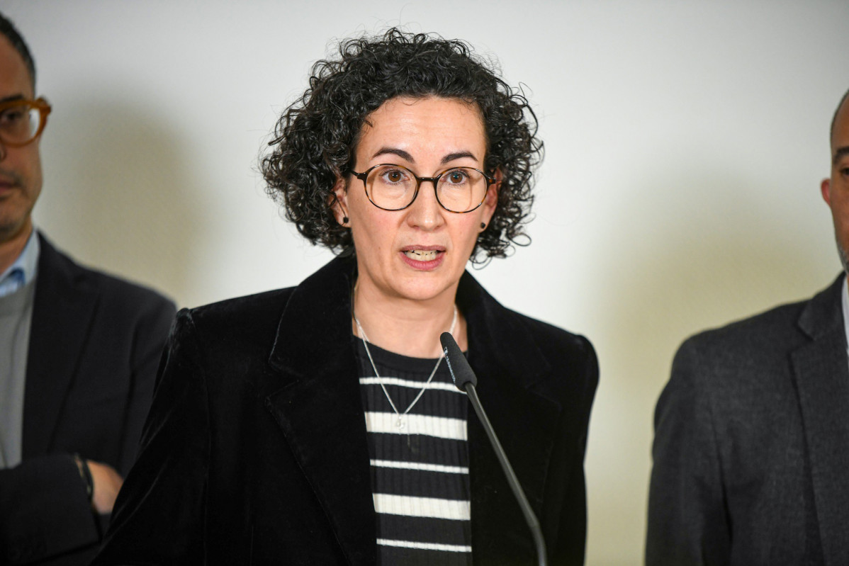 Arxiu - La secretària general d'ERC, Marta Rovira, en declaracions als mitjans.