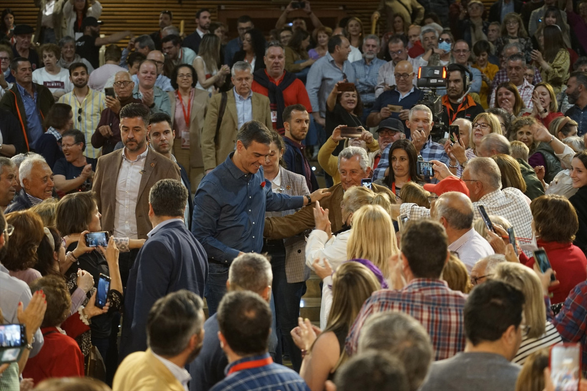 EuropaPress 5117337 secretari general psoe president govern pedro sanchez acte psoe palau