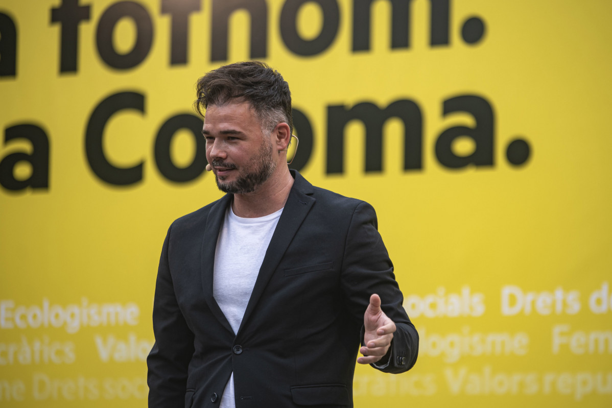 Arxiu - El portaveu del Grup Parlamentari d'Esquerra Republicana de Catalunya (ERC) al Congrés dels Diputats, Gabriel Rufián