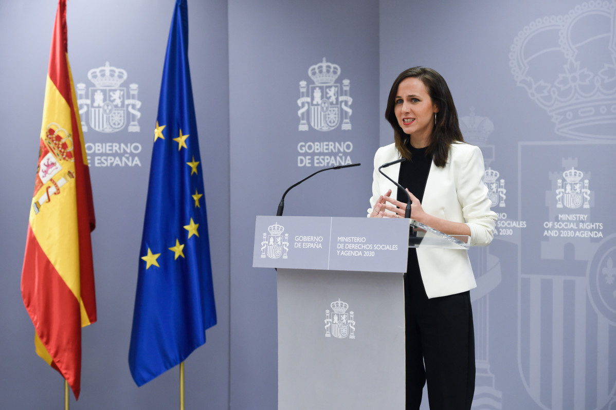 La secretària general de Podem i ministra de Drets Socials i Agenda 2030, Ione Belarra.