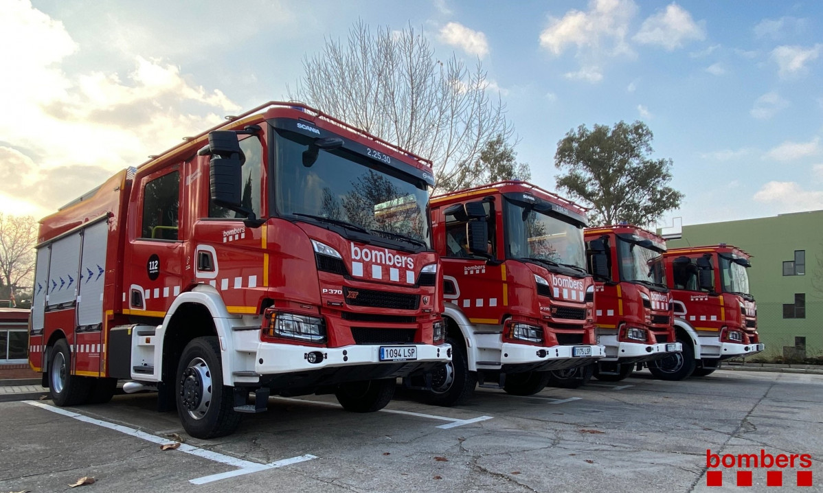 Arxiu - Camions dels Bombers de la Generalitat. Foto de fitxer.