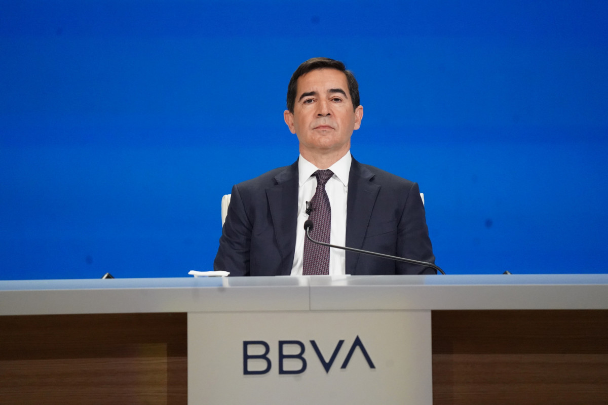Arxiu - El president de BBVA, Carlos Torres, intervé a la Junta General d'Accionistes de BBVA.