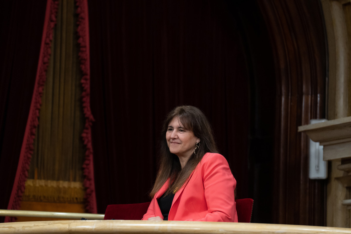 Arxiu - La presidenta de Junts i expresidenta del Parlament, Laura Borràs