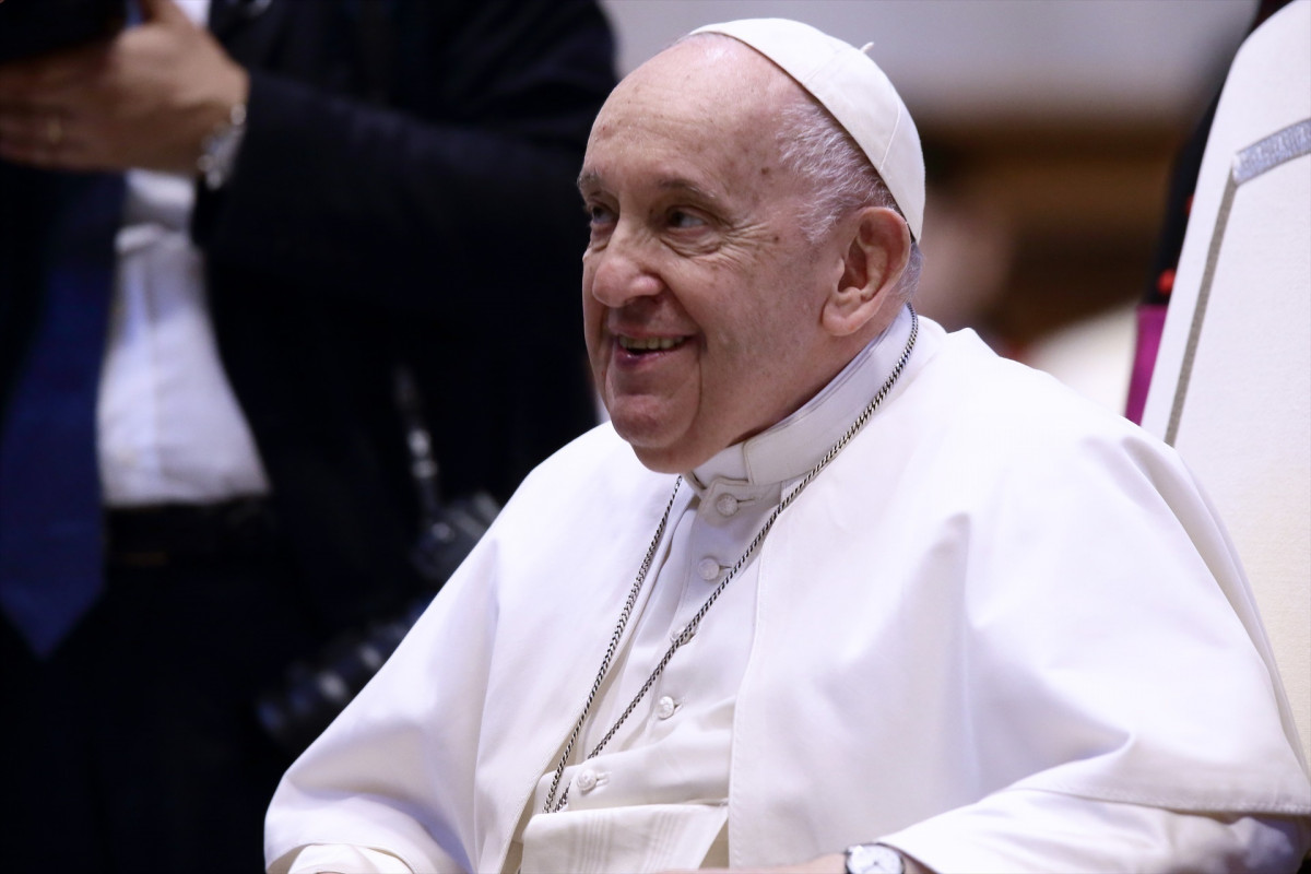 EuropaPress 5246142 03 june 2023 vatican vatican city pope francis smiles during his audience