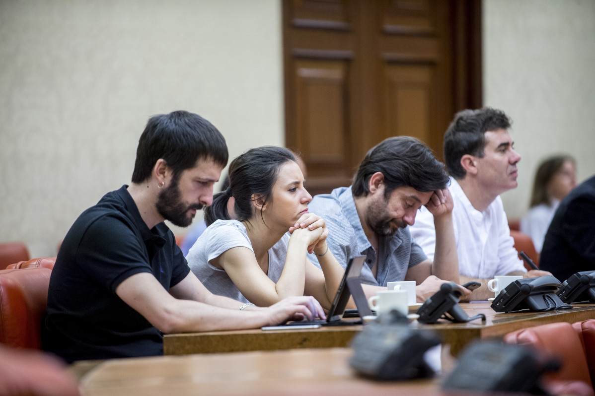 EuropaPress 1561030 juanma om irene montero rafael mayoral dirigents podem