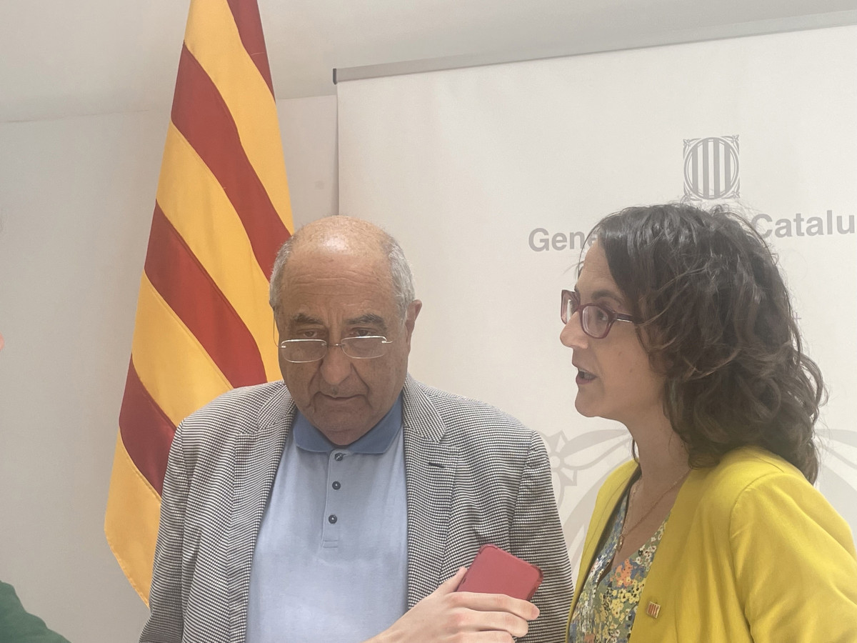 Els consellers Joaquim Nadal i Tània Verge