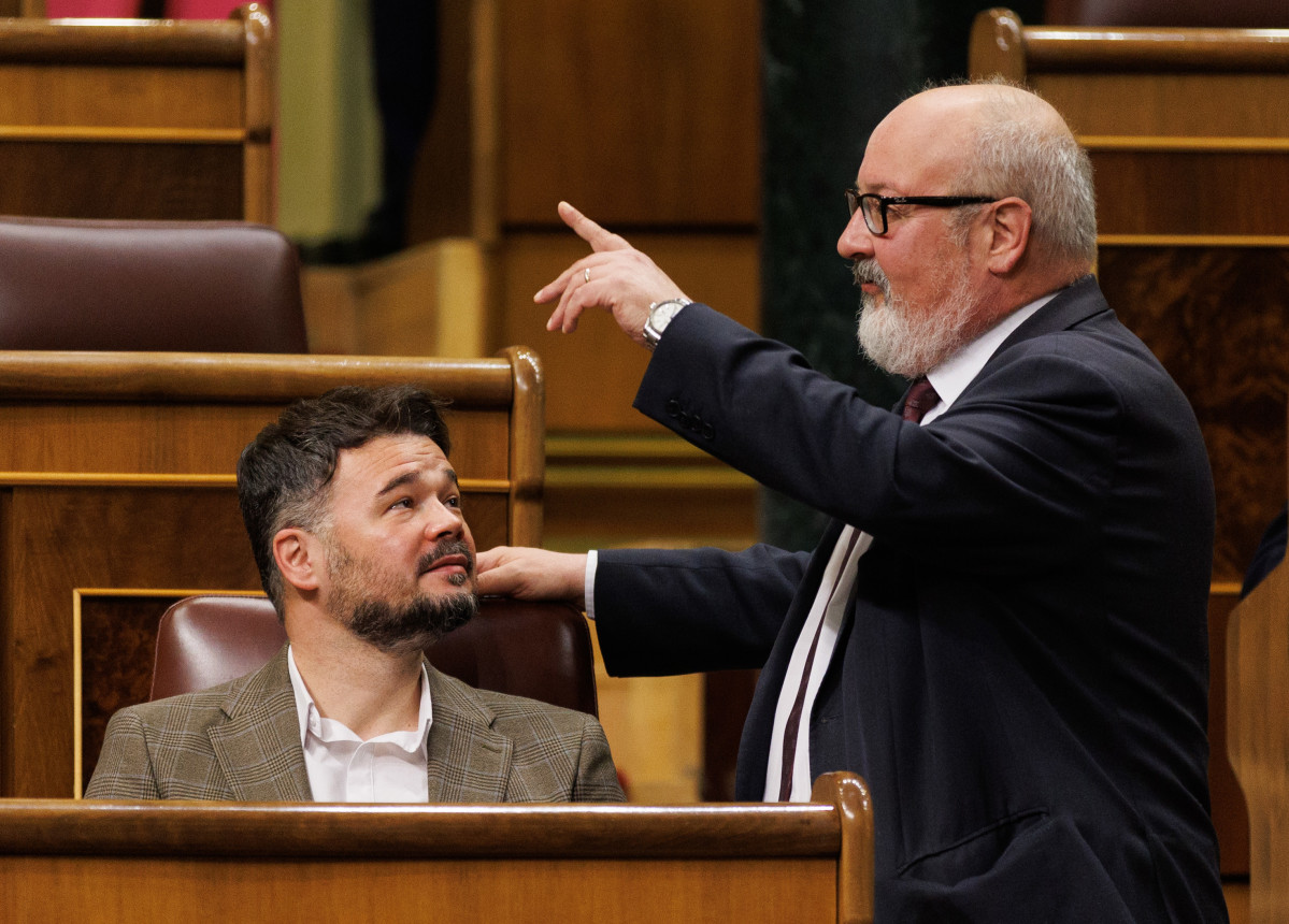Arxiu - Joan Capdevila amb Gabriel Rufián en una foto d'arxiu.