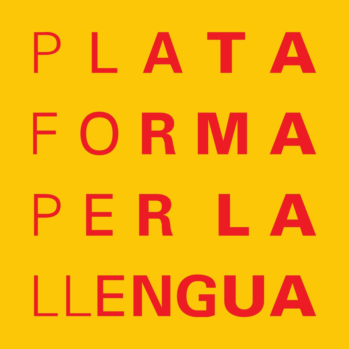 Arxiu - Logo de l'entitat 'Plataforma per la Llengua'