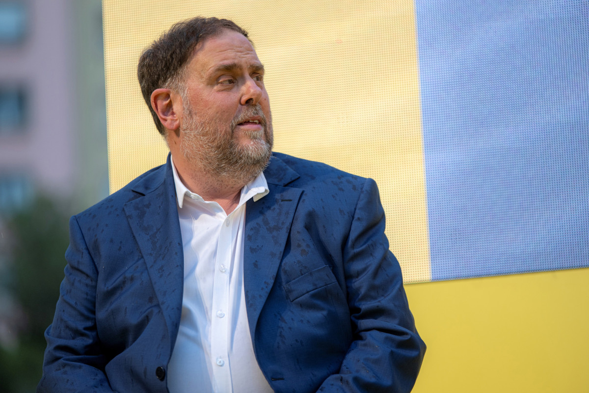 Arxiu - Oriol Junqueras durant la campanya electoral