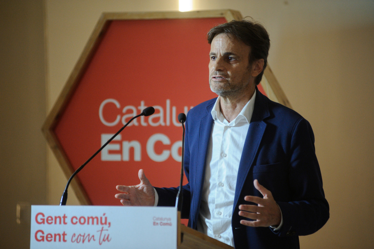 Arxiu - El dirigent d'En Comú Podem, Jaume Asens, intervé al Consell Nacional de Catalunya en Comú.