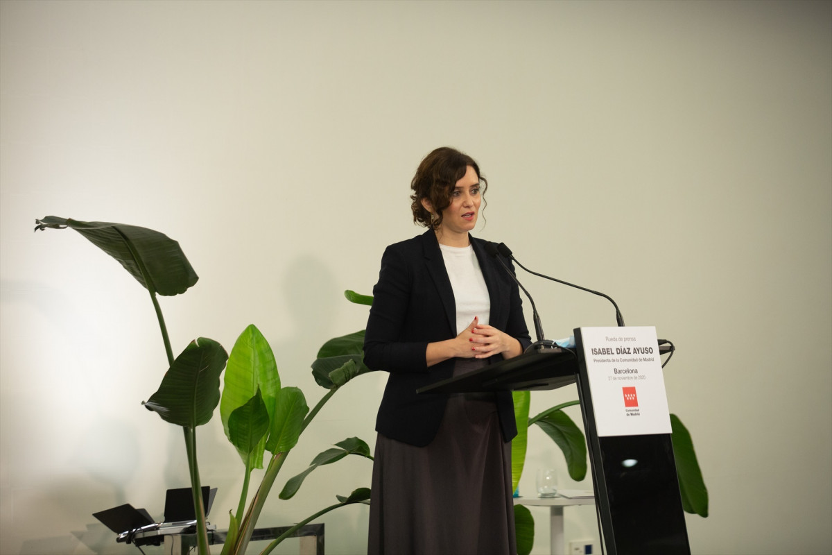 EuropaPress 3452354 presidenta comunitat madrid isabel diaz ayuso intervé roda premsa