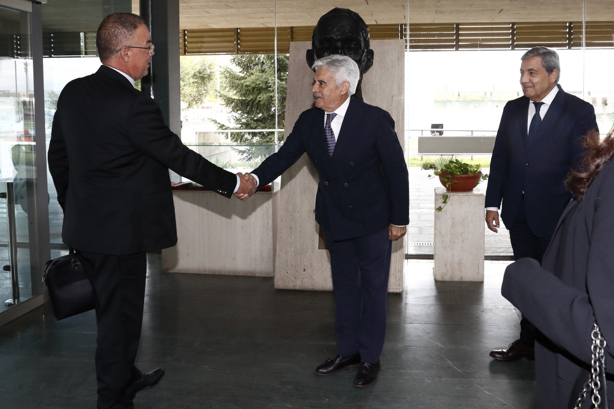 EuropaPress 5483651 pedro rocha van reunir treball juntament federacions portugal marroc