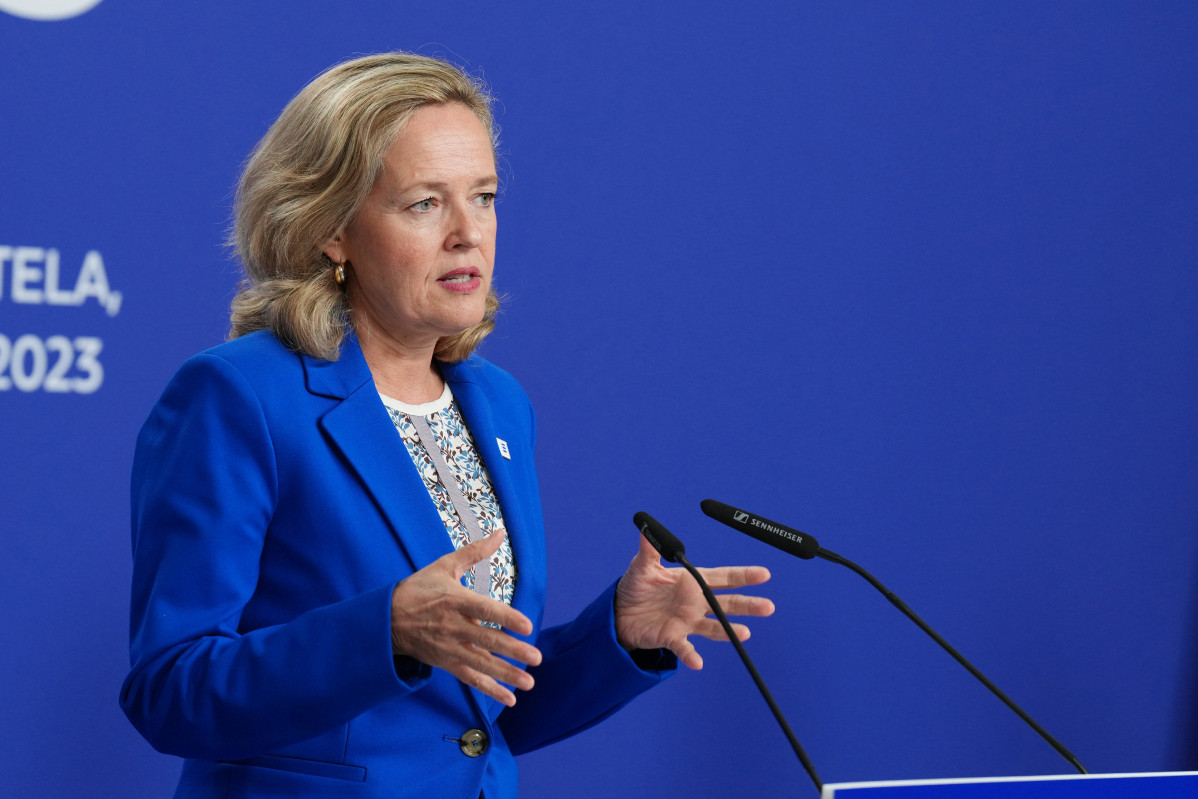 La vicepresidenta primera i ministra d'Afers Econòmics i Transformació Digital en funcions, Nadia Calviño.