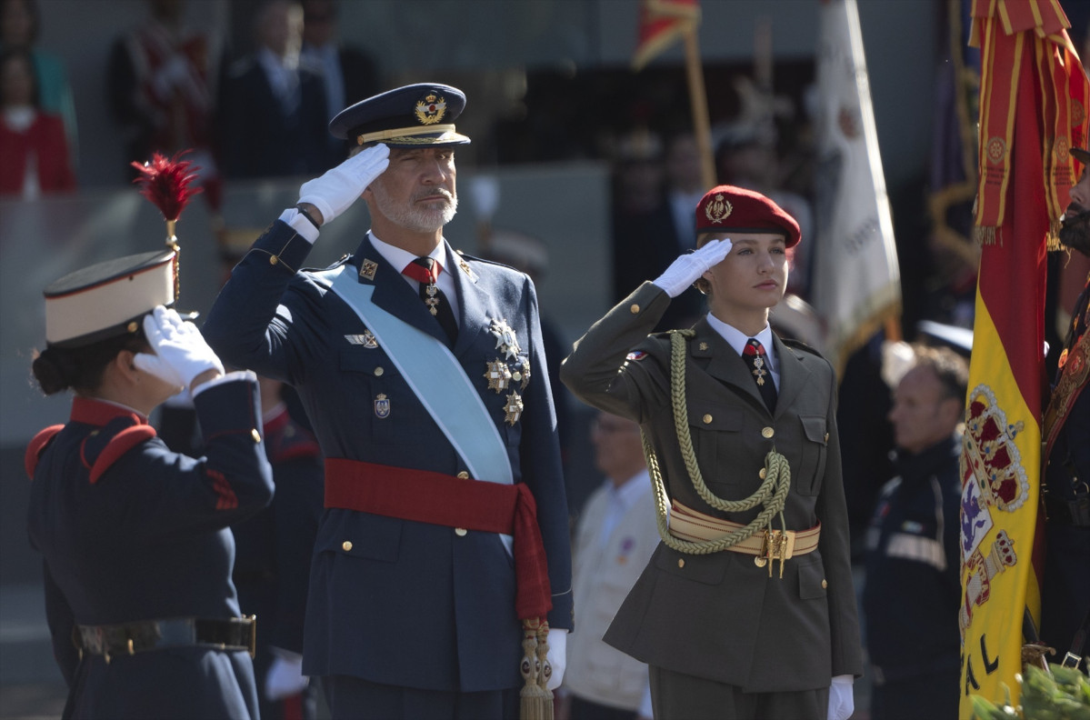 EuropaPress 5500738 princesa astúries lleonor rei felip vaig veure desfilada 12 octubre dia festa