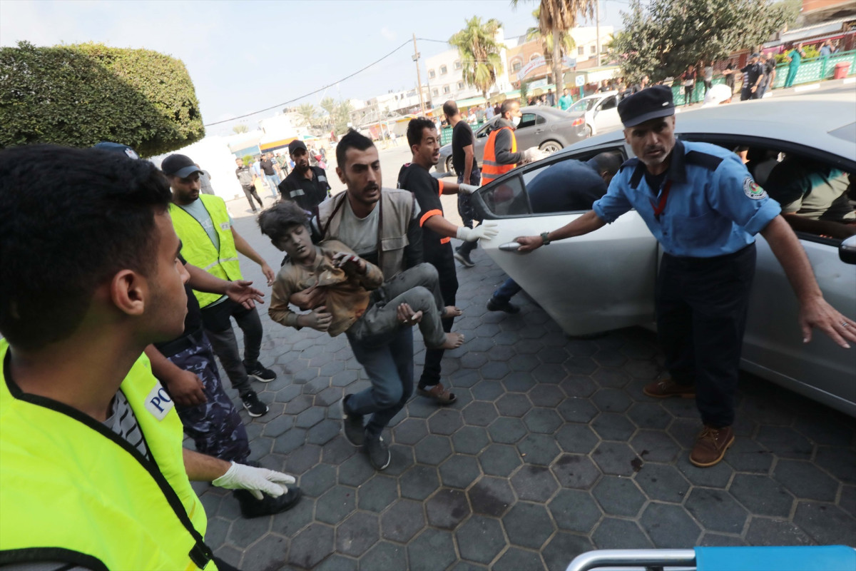 EuropaPress 5504364 graphics 14 october 2023 palestinian territoris deir al balah palestinian