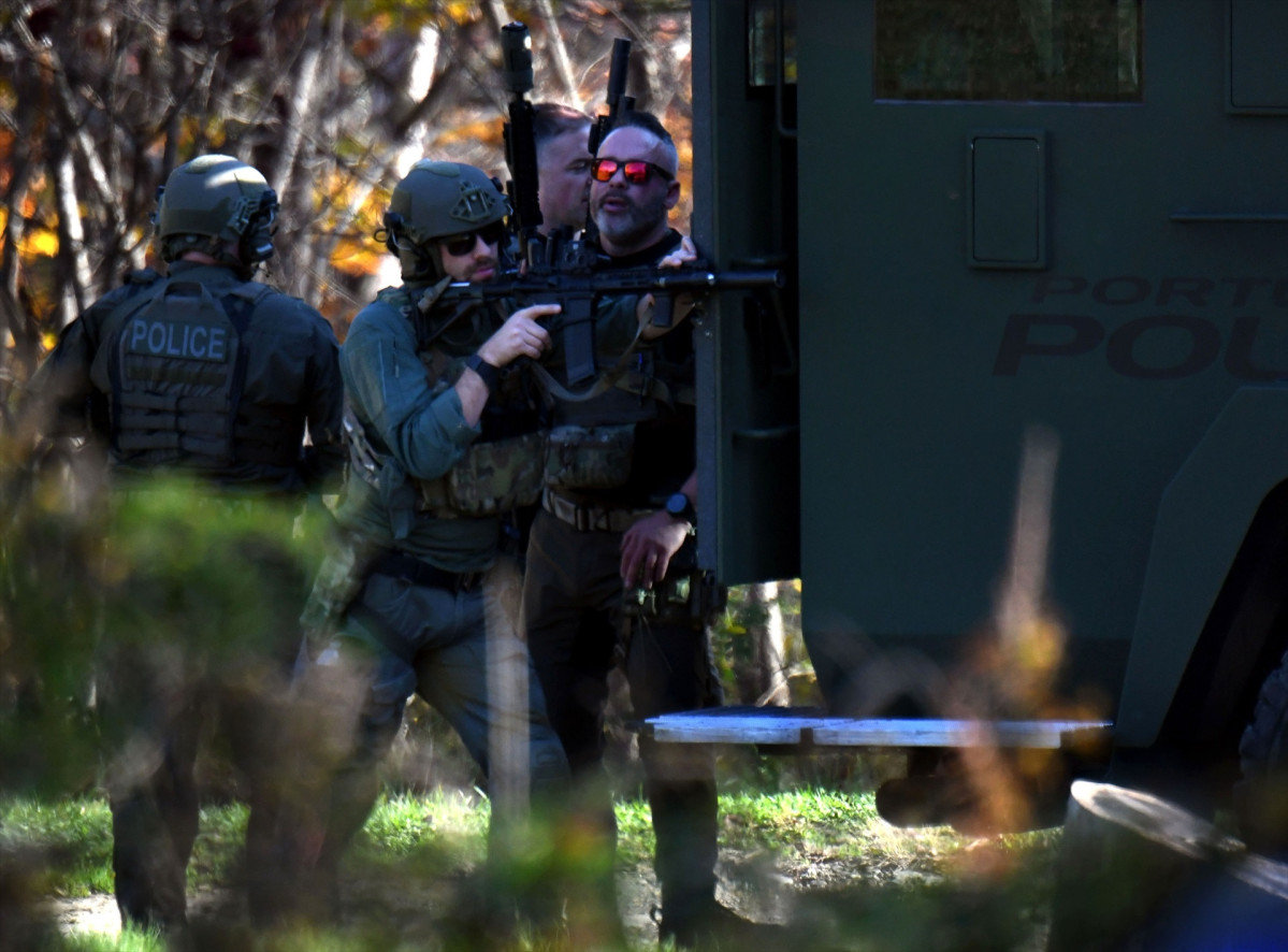 EuropaPress 5538504 27 Octubre 2023 us monmouth the manhunt continues for lewiston mass