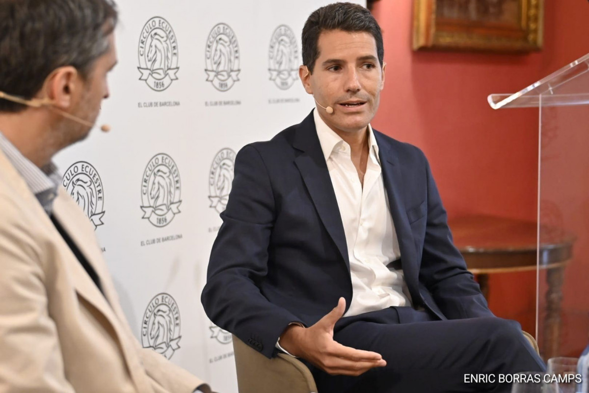Arxiu - Nacho Martín Blanco, en un col·loqui al Cercle Eqüestre