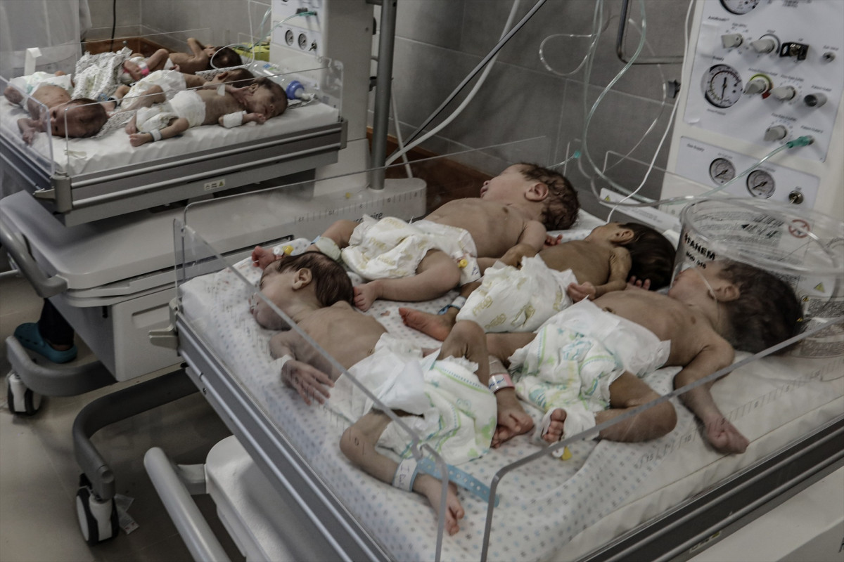 EuropaPress 5587222 19 novembre 2023 palestinian territoris rafah premature newborns receive