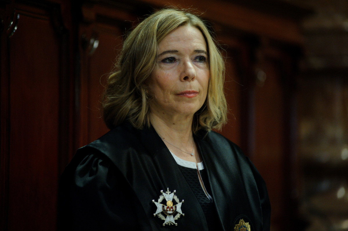 Arxiu - La nova fiscal en cap de Barcelona Neus Pujal, durant l'acte de presa de possessió del seu càrrec, al Tribunal Superior de Justícia de Catalunya, el 30 de maig de 2023, a Barcelona, Catalunya (Espanya).