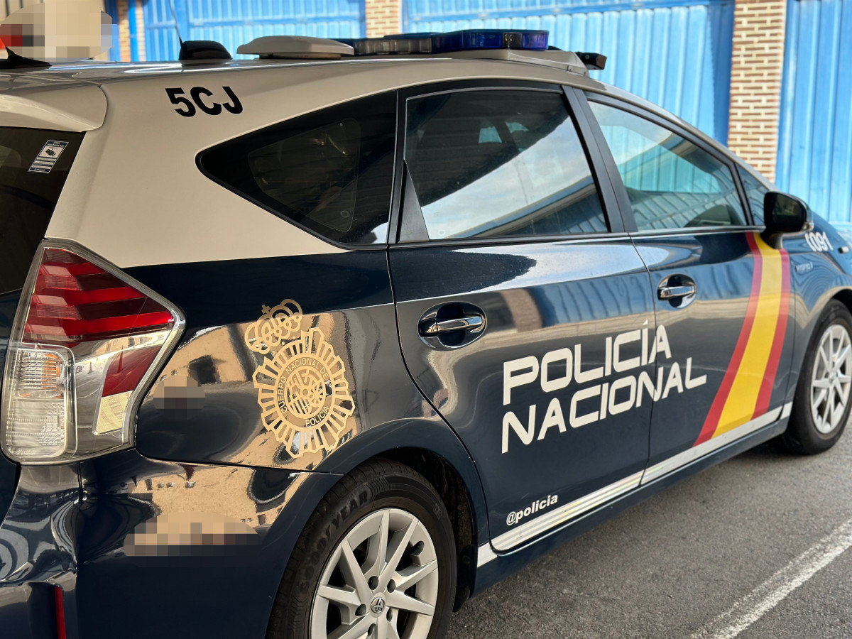 Un cotxe de la policia nacional