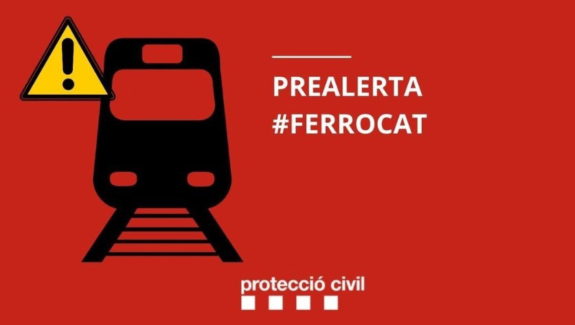 Arxiu - Desactivada la prealerta del pla Ferrocat després d'una avaria d'un tren de mercaderies aturat entre Montblanc i Vilaverd (Tarragona)