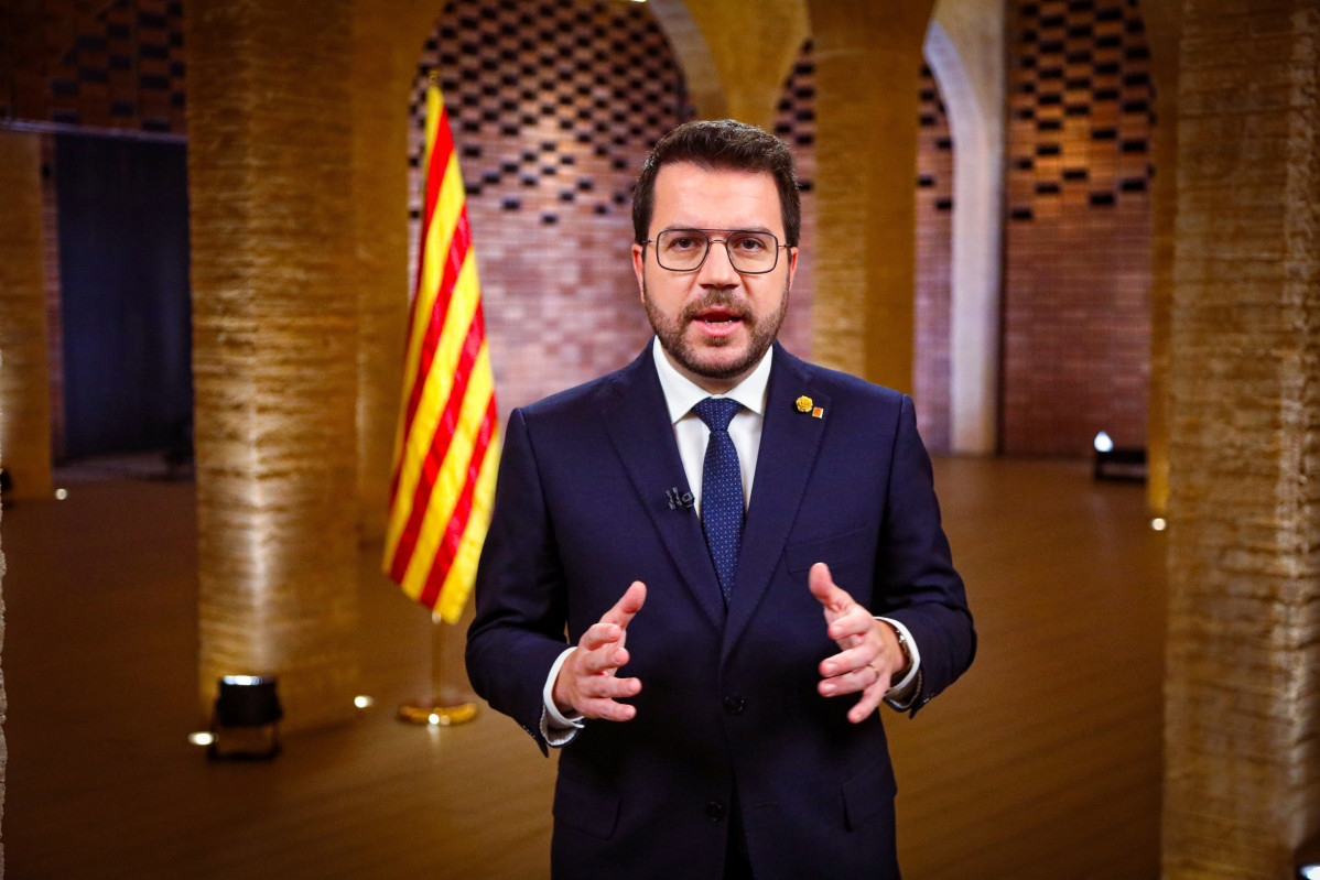 Arxiu - Aragonès durant el seu discurs