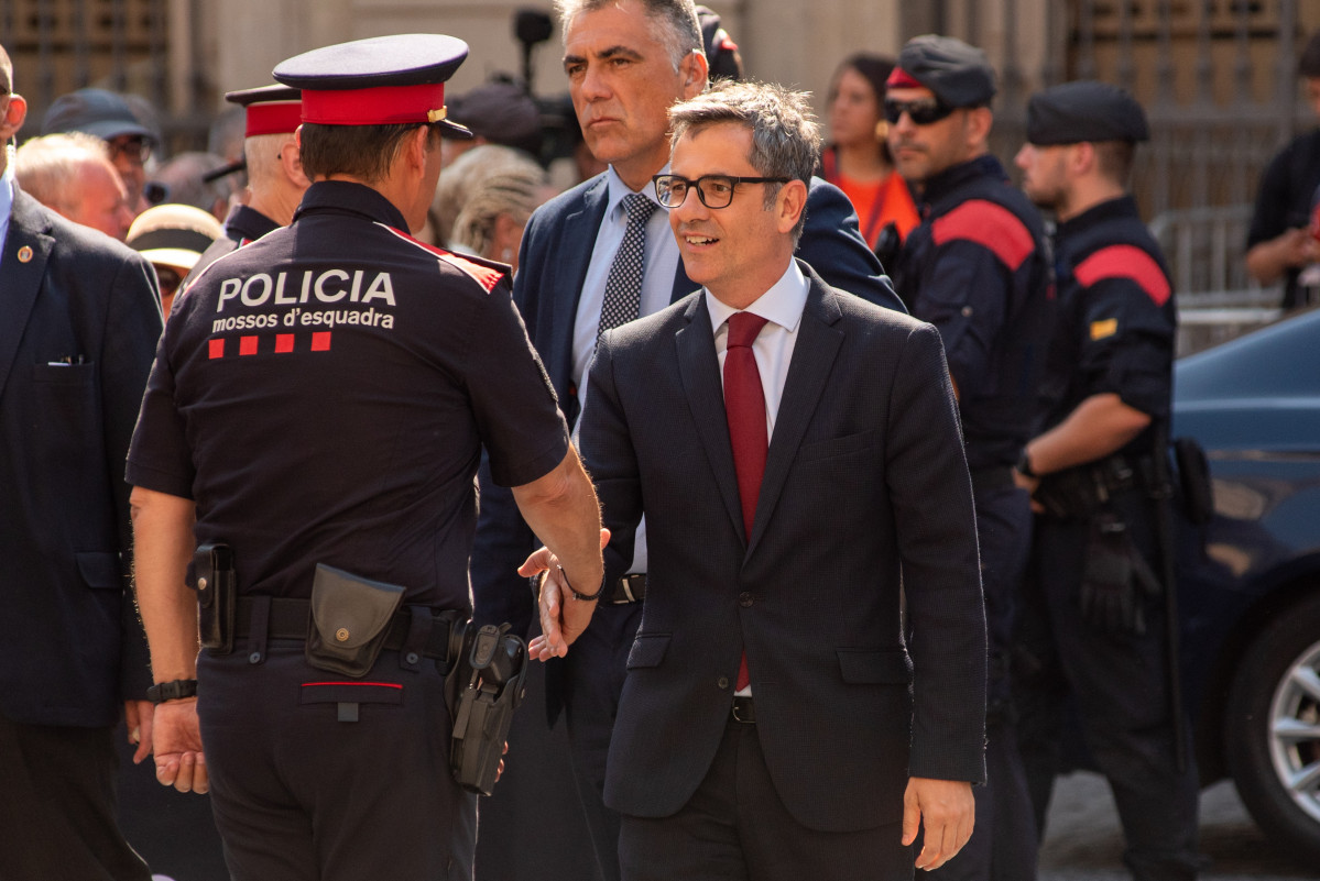 EuropaPress 6151745 ministre presidència justícia relacions talls felix bolans arribada presa