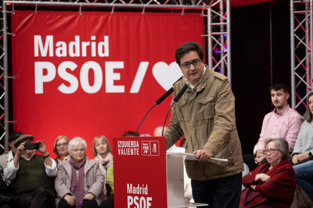 Arxiu - El secretari general del PSOE de Madrid, Óscar Lopez.