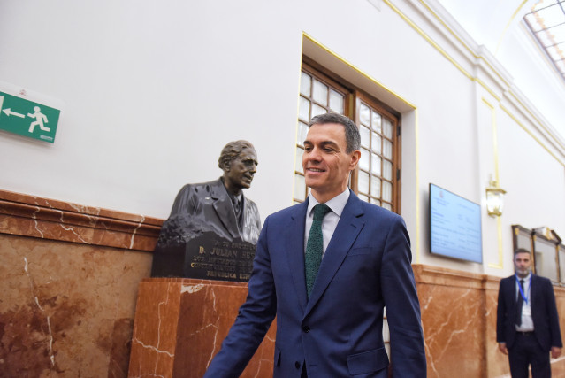 El presidente del Gobierno, Pedro Sánchez