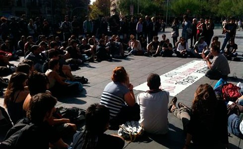 Protesta d'universitaris