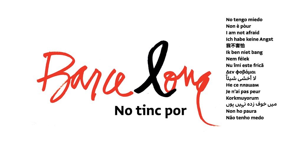 Barcelona Pancarta Manifestacion