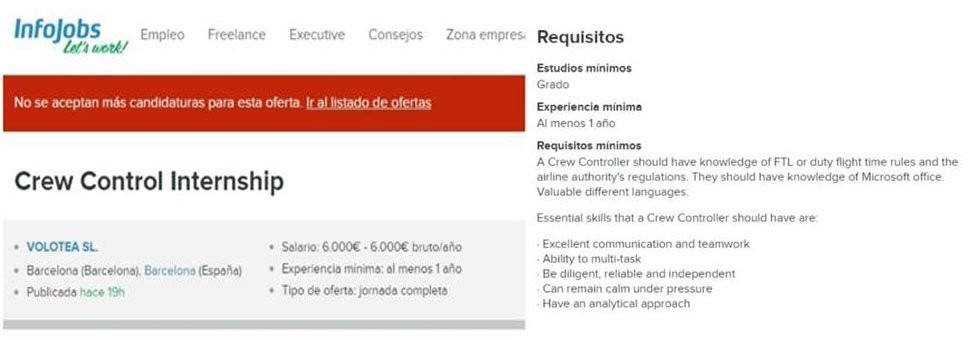 Infojobs Volotea
