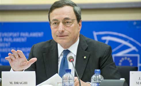 9Mario Draghi, president del BCE