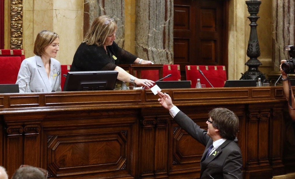 Puigdemont vot