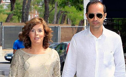 Soraya Sáenz de Santamaría i el seu espòs, Ivan Rosa